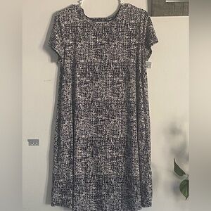 Apt. 9 Black and White Midi Dress